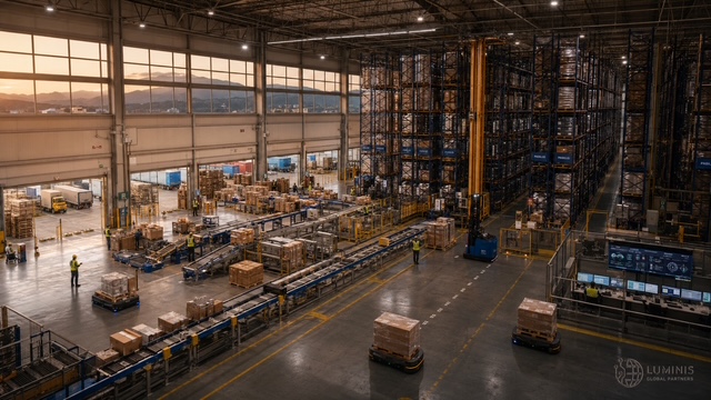 Automated manufacturing and distribution facility