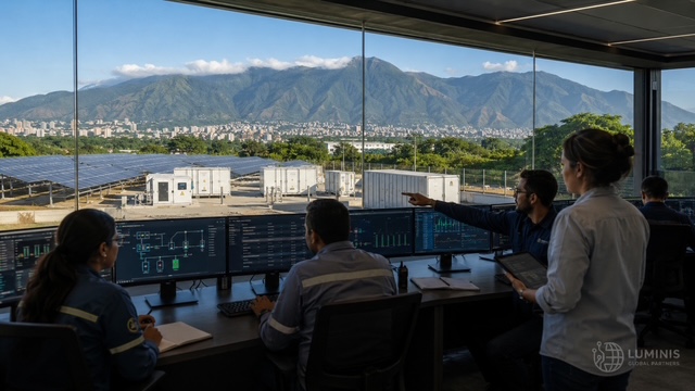 Operations team monitoring industrial systems from a control room